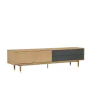 HOUSTON Entertainment TV Unit 200cm - Natural & Grey