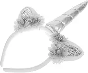 [SAFIGLE] Unicorn Horn Headband Unicorn Headdress Unicorn Hair Accessory Outfits for Hair Accessories for Apparel Hairpin Headband Party Headwear Accessory Horns Headband Fabric