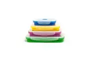 Neoflam Set of 4 Collapsible Silicone Food Storage Containers