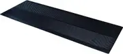 CLIMATEX Indoor/Outdoor Rubber Runner Mat, Door Mat For Floor Protection, 27" X 20', Black (9A-110-27C-20)