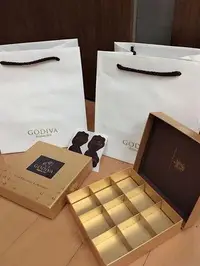 在飛比找旋轉拍賣優惠-比利時GODIVA 空盒