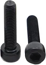 2/5/10/20/50pcs M1.6 M2 M2.5 M3 M4 M5 M6 M8 M10 DIN912 Hexagon Hex Socket Cup Head Screw Grade 12.9 Steel Screw Bolts(5mm,M3 20pcs)