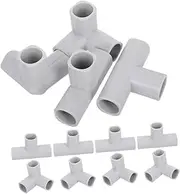 BESPORTBLE 12pcs Guardrail Connectors Playpen Connector Replacement Parts for a Play Yard Play t Connector Parts T Shaped Playpen Replacement Play Gym Part Playpen Base Plastic Grey