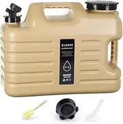 18.5L Water Storage Container Leak-Proof Water Dispenser Carrier Large Capacity Water Container Jug for Vehicle Car Camping