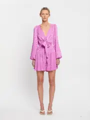 Stela Tie Front Mini Dress