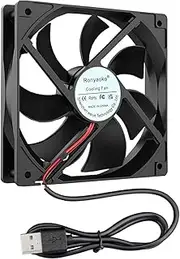 5V DC 120x120x25mm Brushless USB 12cm Computer Case Cooling Cooler Fan 120mm x 25mm (0.2A Low Speed)