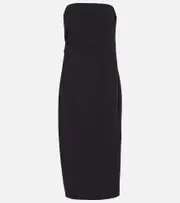 [Vince] Vince Strapless midi dress AU 14 black