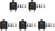 Mellisso 12V 200A Relay Car Truck Engine Heavy Duty Split Charging ZL180 with 2 Pin Footprint + 10 Terminal - [5 Set]