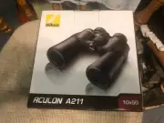 Nikon Aculon A211 10×50 6.5° Anti-Reflection Multi-Coated Optics Binoculars NEW