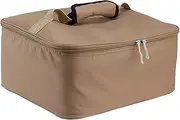 Camp Stove Carrier - Camp Cooking Organizer, Equipment Protection Bag | Portable Cassette Carrier, Outdoor Cooking Accessory Plus 600D Oxford Cloth Storage for Cylinders, Hiking, Backpacking
