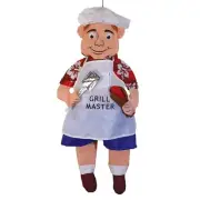Grillin' Guy Gilling Sumer Wind Friend Windsock