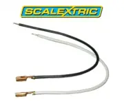 Scalextric W8669 Motor Lead Wire Black & White With E17 Spade Connector Terminal