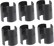 High-Grade Bamboo Tube Fixing Clip Slub Tube Plastic Clamp Set 74pcs Easy to Use
