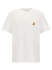 [Maison Kitsune] Maison Kitsune-Speedy Fox Patch T Shirt Bianco-Uomo M White