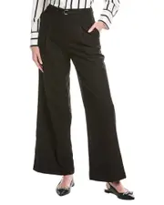 Grey Lab Pleated Wide Leg Pant