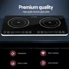 4400W Electric Induction Cooktop Double Cooker Portable Kitchen Ceramic Cooktop