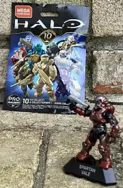 ULTRA RARE Mega Construx HALO 10NTH ANNIVERSARY Series Figure & OSIRIS VALE FIG