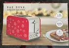 Rae Dunn Stainless Steel 2 Slice Wide Slot Toaster Red Sides with JOY Print NIB