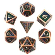 Forged Gaming: Dragon Envy Set of 7 Metal Dice FGDRAGONENVY7