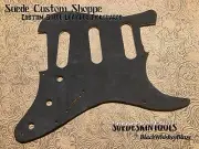 Custom Suede Leather Pickguard fits Fender Stratocaster Strat HH SSS HSH Tooled