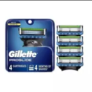 Gillette Proglide Mens Razor Blade 4 Cartridges Sealed & Fast Shipping!