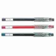 3 x Pilot G-Tec C4 Microtip Gel Ink 0.4 Rollerball Pens - Pink Violet Light Blue