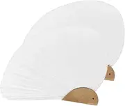 Vaguelly Handmade Fans Set Unfinished Paper Fans for Graffiti Hand Painted Blank Fans for Boys and Girls' Art Projects