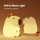 Capybara Plush Night Light Dimming Sleep Night Lamp for Children's Room Decor