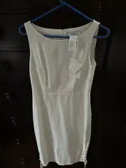 Size 10 Max Mara White Dress (Made in Italy) New with Tags!!
