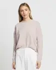 NWT Jac+ Jack 100% Cashmere Jumper - M - Cliff Doma Pale Pink Crew Neck Relaxed