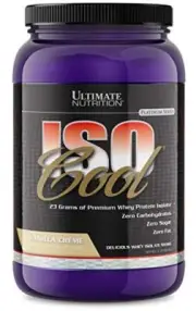 Ultimate Nutrition ISO Cool Whey Isolate Protein Powder - Keto Friendly - Sugar