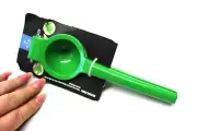 Premium Quality Metal Lime Squeezer, Citrus Juicer, Manual Press Green