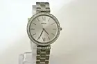 Fossil Women's Stainless Steel Silver Dial Crystal ES4539 $115 Watch