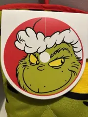 NWT- Hallmark Grinch Christmas Tree Skirt 40” Diameter Red/green Dr. Seuss