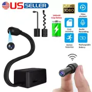 Smallest Wireless WiFi Mini Camera 1080P Security Cam DIY Motion Sensor +Battery