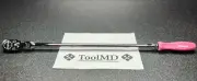 Snap-on Tools NEW PEARL PINK 1/2" Drive Hard Grip Long Flex Ratchet SHLFD80A
