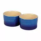 NEW Chasseur La Cuisson Ramekin Blue Set 2pce