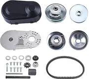 BATONECO 30 Series 1" Torque Converter Kit for Predator 301CC 2-8 HP Engine, 1 inch Bore Clutch 10T #40/41/420 Chain Replaces Go Kart Mini Bike Comet TAV2 30-75 Manco