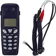 Veemoon Corded Phone Tester with LCD Display Reliable Incoming Call Detection Ringer Volume Simple Design for Home Office Use Efficient Wired Caller Phone