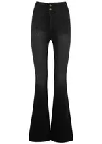 Free People Jayde Black Flared Jeans - W25 W25