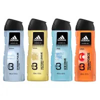 在飛比找蝦皮商城優惠-adidas愛迪達男用三效潔顏洗髮沐浴露 400ml /青春