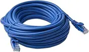 8Ware Cat6a UTP Snagless Ethernet Cable, Blue, 15m Length