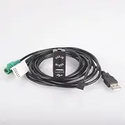 Fit for BMW E60 E61 E63 E81 E87 E90 F10 F12 E70 X1 X3 X5 Mini Cooper R56 Car USB AUX in Plug Input Socket Adapter