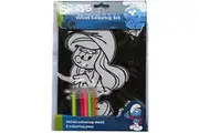 The Smurfs Velvet Colouring Set (Multicoloured) (One Size)
