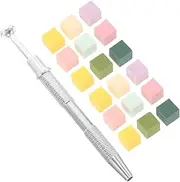 DEARMAMY 1Set Nail Sponges Kit with Up Tool for Creative Nail Art and Blush Application Compact Gradient Sponges for Intricate Designs Go Use