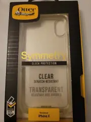 Otterbox Symmetry Series Sleek Protection Case for Apple iPhone X Clear/glitter