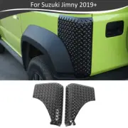 Rear Wrap Angle Protection Corner Armor Cover For Suzuki Jimny 2019+Carbon Fiber (for: Suzuki)
