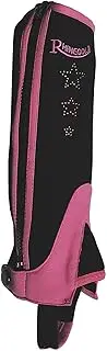 [Rhinegold] Childrens Synthetic 1/2 Chaps-Medium-Pink