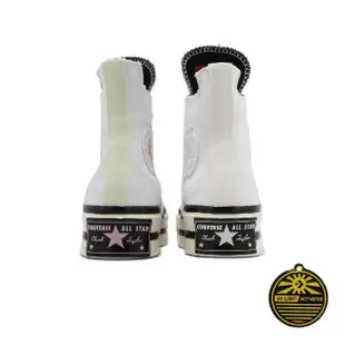 【CONVERSE】帆布鞋 Chuck 70 Plus HI 高筒 男鞋 女鞋 白 1970 解構 加長鞋舌 休閒鞋(A06067C)