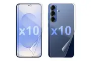 10 Set Soft PET Film Screen Protector for Samsung Galaxy S25+ PLUS Front and Back Guard Bulk